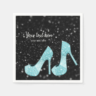 Glam Shoes-Högklackar för tillfällen Pappersservett