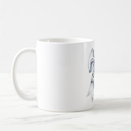 Glam Silver Bow Kaffemugg