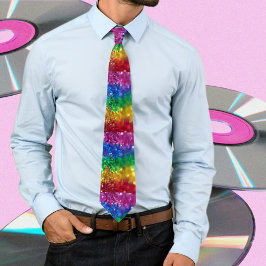 Glam Sparkle Colorful Rainbow Sequins Slips