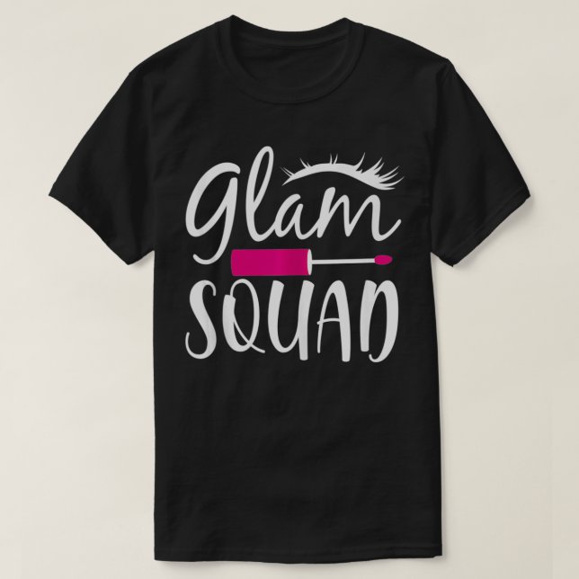 Glam squad t shirt (Design framsida)