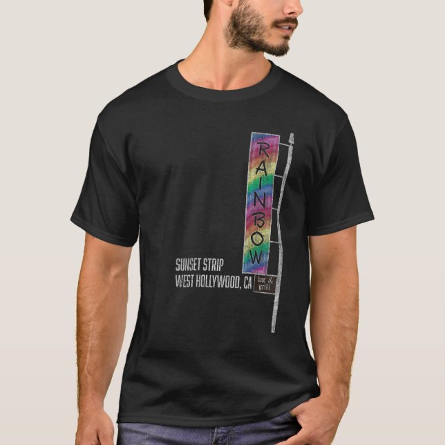 Glam Sten Legends Rainbow Pub och Grill T Shirt (Framsida)