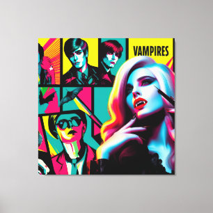 Glam Vamps Canvas Art Skriv ut