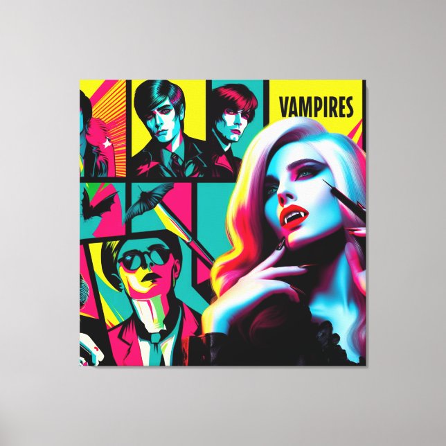 Glam Vamps Canvas Art Skriv ut (Framsida)