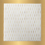 Glam White Guld Rand Kakelplatta<br><div class="desc">Vit bricka med guld rand.</div>