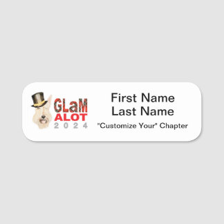 GLaMalot 2024 Namn Badge Namnbricka