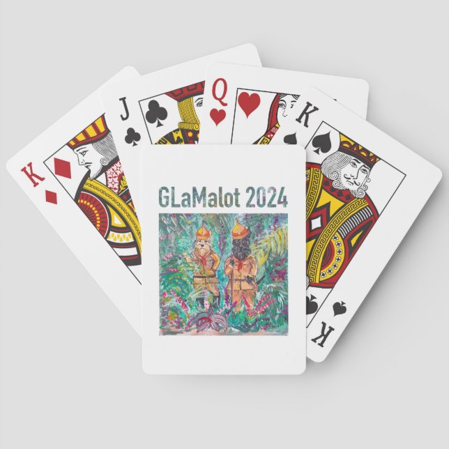 GLaMalot-uppspelningskort Casinokort (Baksidan)