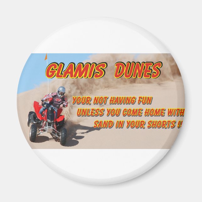 GLAMIS DUNES MAGNET (Framsidan)