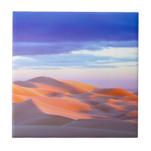Glamis Sand Dunes vid solnedgång Kakelplatta