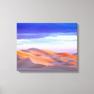 Glamis Sand Dunes vid sunset Canvastryck