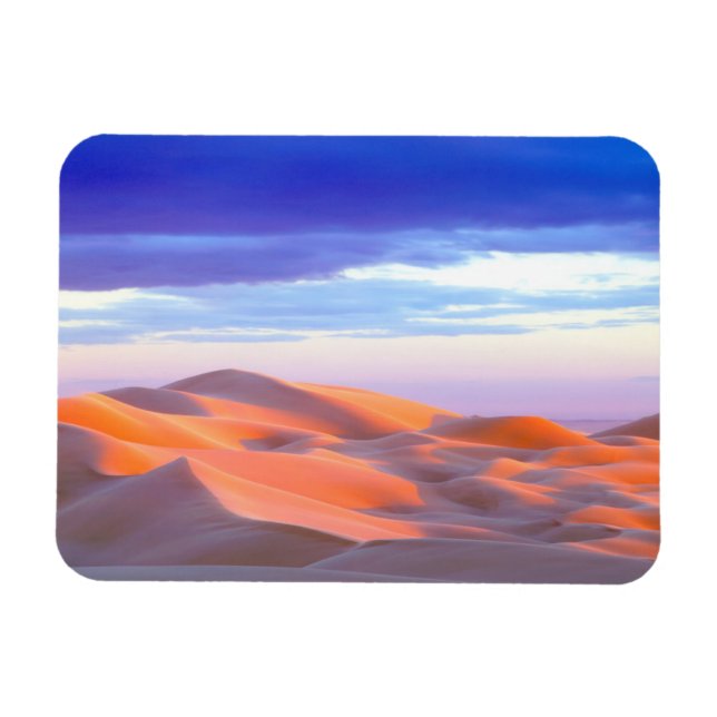 Glamis Sand Dunes vid sunset Magnet (Horisontell)