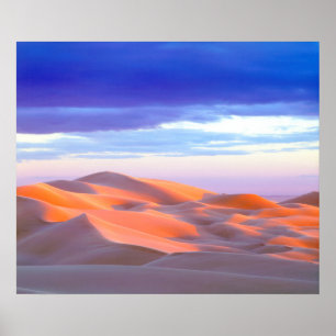 Glamis Sand Dunes vid sunset Poster