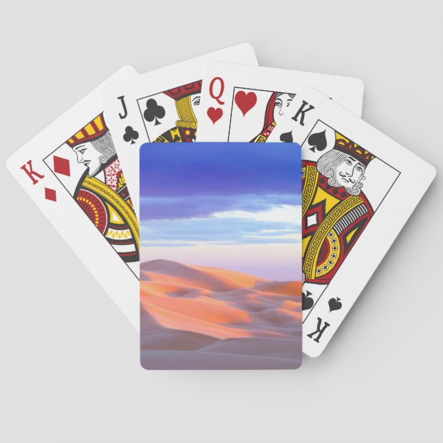 Glamis Sanddyner vid solnedgång Casinokort (Baksidan)