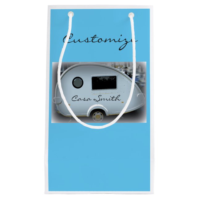 Glamling av zigenarkaravan lycklig (Framsidan)