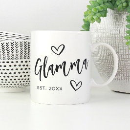 Glamma-år etablerat farmor kaffemugg