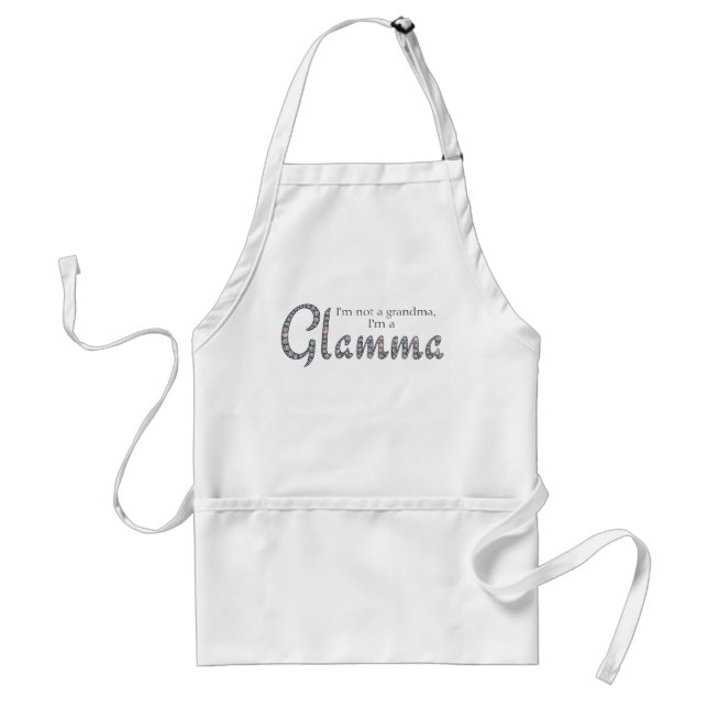 Glamma bling apron förkläde (Framsidan)