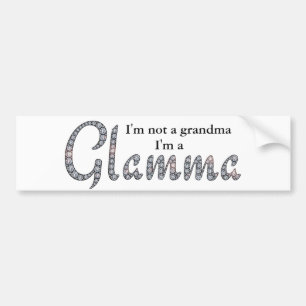 Glamma bling design bildekal