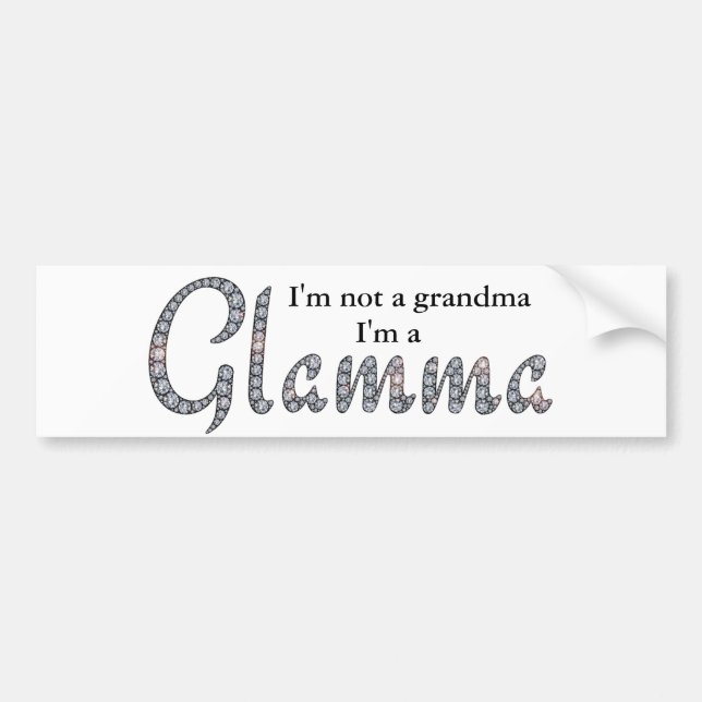Glamma bling design bildekal (Framsidan)