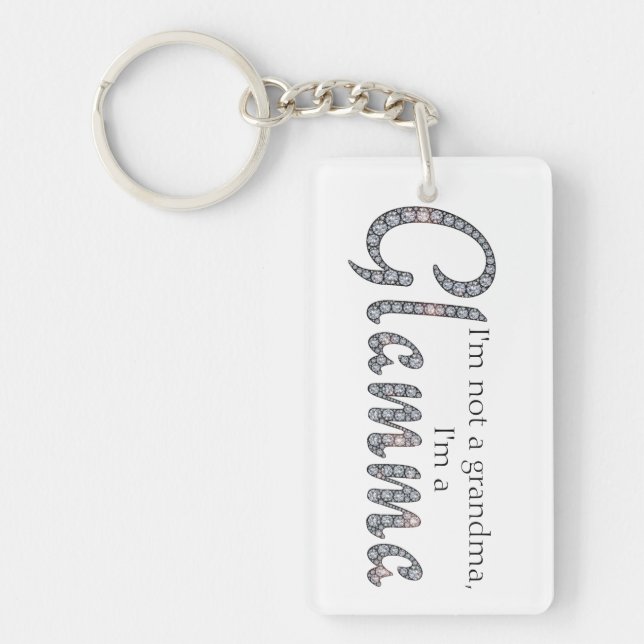 Glamma bling keychain nyckelring (Framsidan)