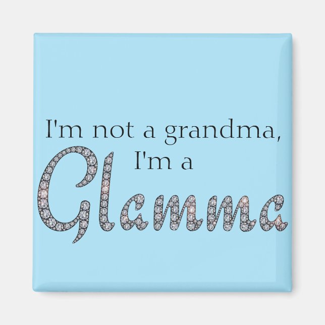 Glamma bling magnet (Framsidan)