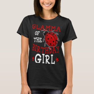 Glamma från Birthday Girl Ladybug Bday Party Cel T Shirt