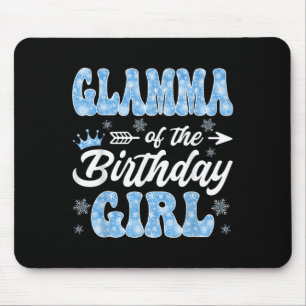 Glamma från Birthday Girl Snöflingor Winter Chri Musmatta