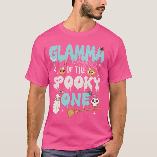 Glamma från taloky 1:a födelsedagen Hallowee T Shirt (Framsida)