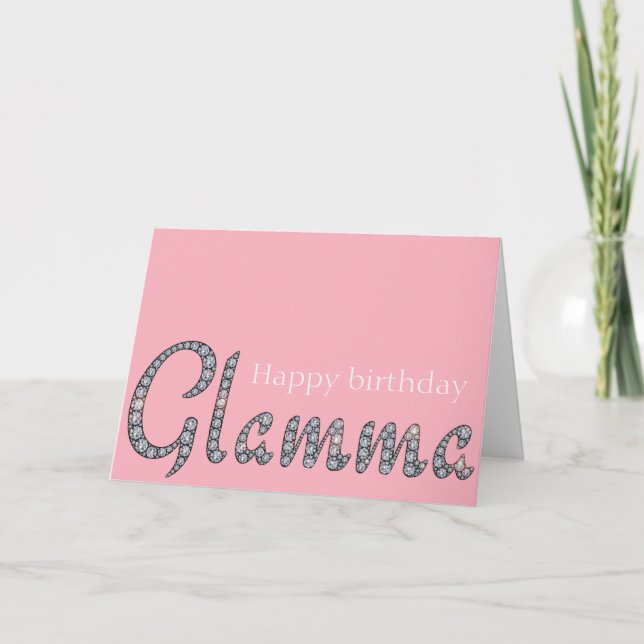 Glamma-hälsningskort Kort (Framsida)