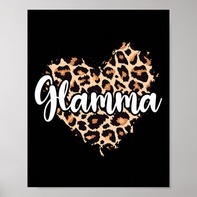 Glamma Leopard Poster (Framsidan)