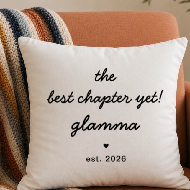 Glamma Pillow Present | Bästa Kapitlet Än Så Långt Kudde (Skapare uppladdad)