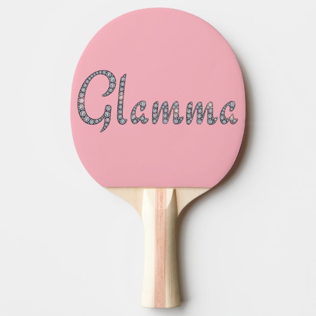 Glamma ping pong paddel pingisracket (Framsidan)