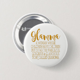 Glamma - sagolik mormor knapp
