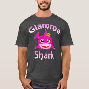 Glamma Shark Funny Grandma Shark T Shirt