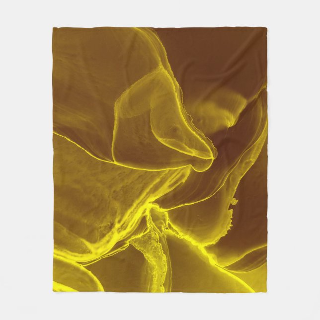 Glamor Bläck Fluid. Brun skadlig effekt. Marble F Fleecefilt (Framsidan)