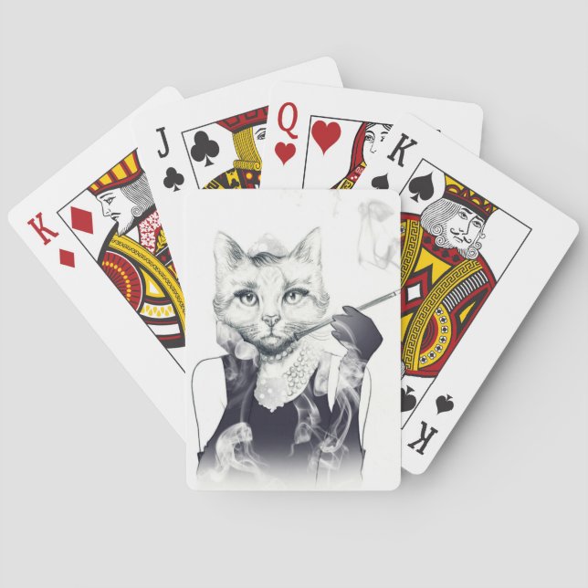 Glamor Cat Casinokort (Baksidan)