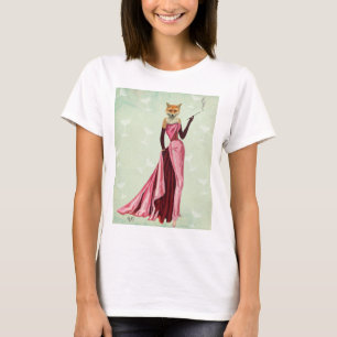 Glamor Fox i Rosa 2 T Shirt