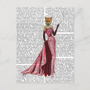 Glamor Fox i Rosa Vykort