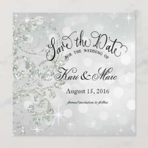 Glamor Glitter Luxe Spara datumet silver is
