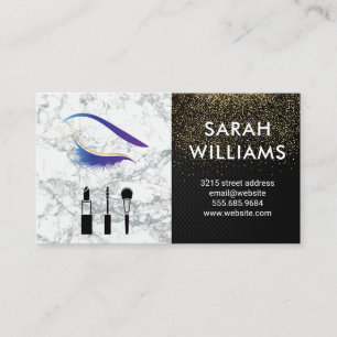 Glamor Glitter Öga Lash Beauty Visitkort