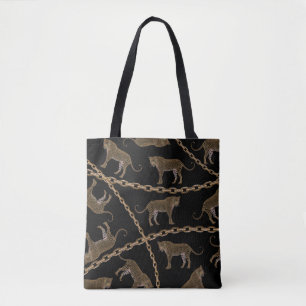 Glamor leopard cheetah tygkasse