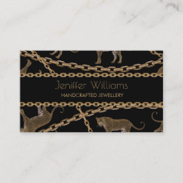 Glamor leopard            cheetahbus visitkort