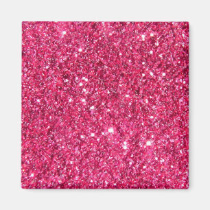 Glamor Shock rosa Glitter Magnet