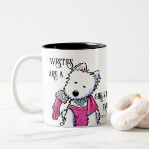 Glamor Westie KiniArt Coffee Mugg