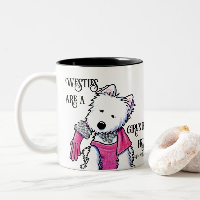 Glamor Westie KiniArt Coffee Mugg (Med munk)