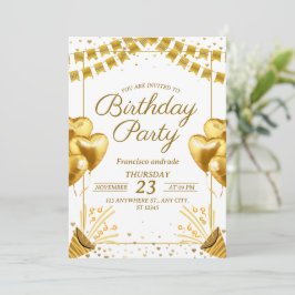 Glamora inbjudan till högtidlighållande av gyllene