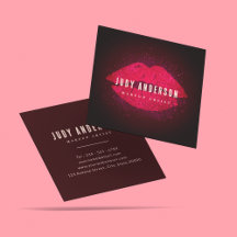 Glamoral Guld Ro Läppar Makeup Artist