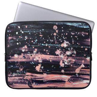 Glamoral Mörk Grått Rosa Spotlight Laptop Fodral