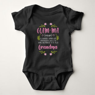 Glamoral Woman Young Crazy Grandma Glam morsa T Shirt