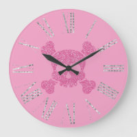 GlamoraPink Glitter Skull och Crossbone