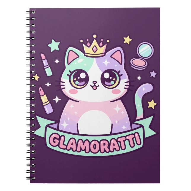 Glamoratti Katt Anteckningsbok (Framsidan)