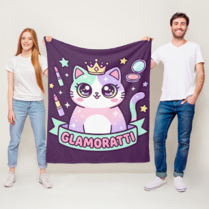 Glamoratti Katt Fleecefilt